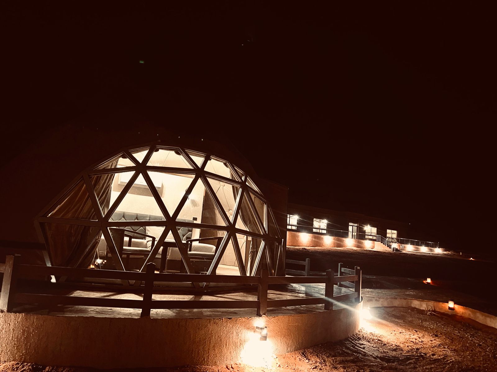 Desert lunch experience